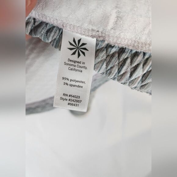 Athleta Grey Zipper Hoodie Jacket size S - Picture 4 of 8